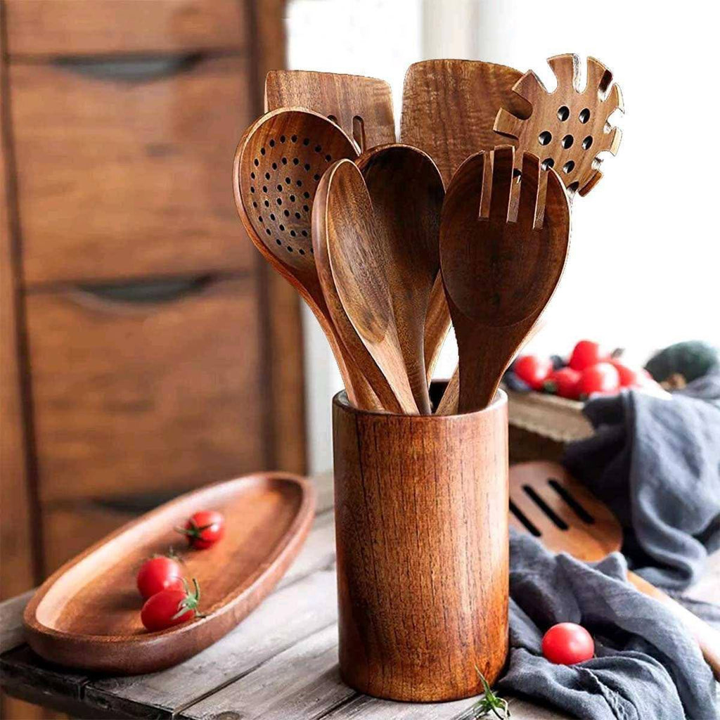 طقم توزيع خشب طبيعي 7*1 🪵&nbsp;