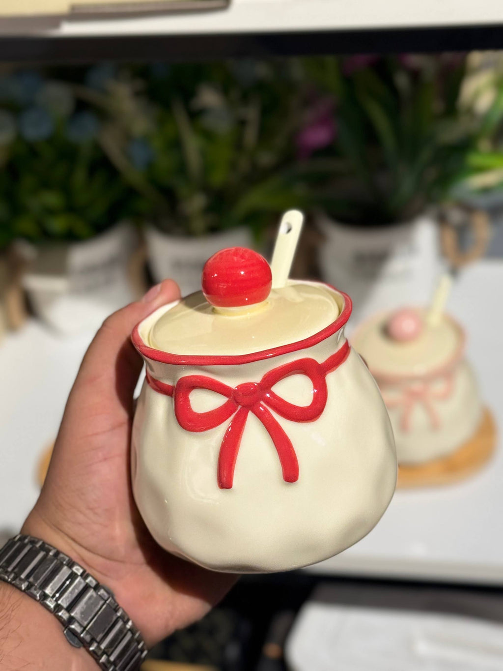 طقم توابل بورسلين بفيونكة 🎀
