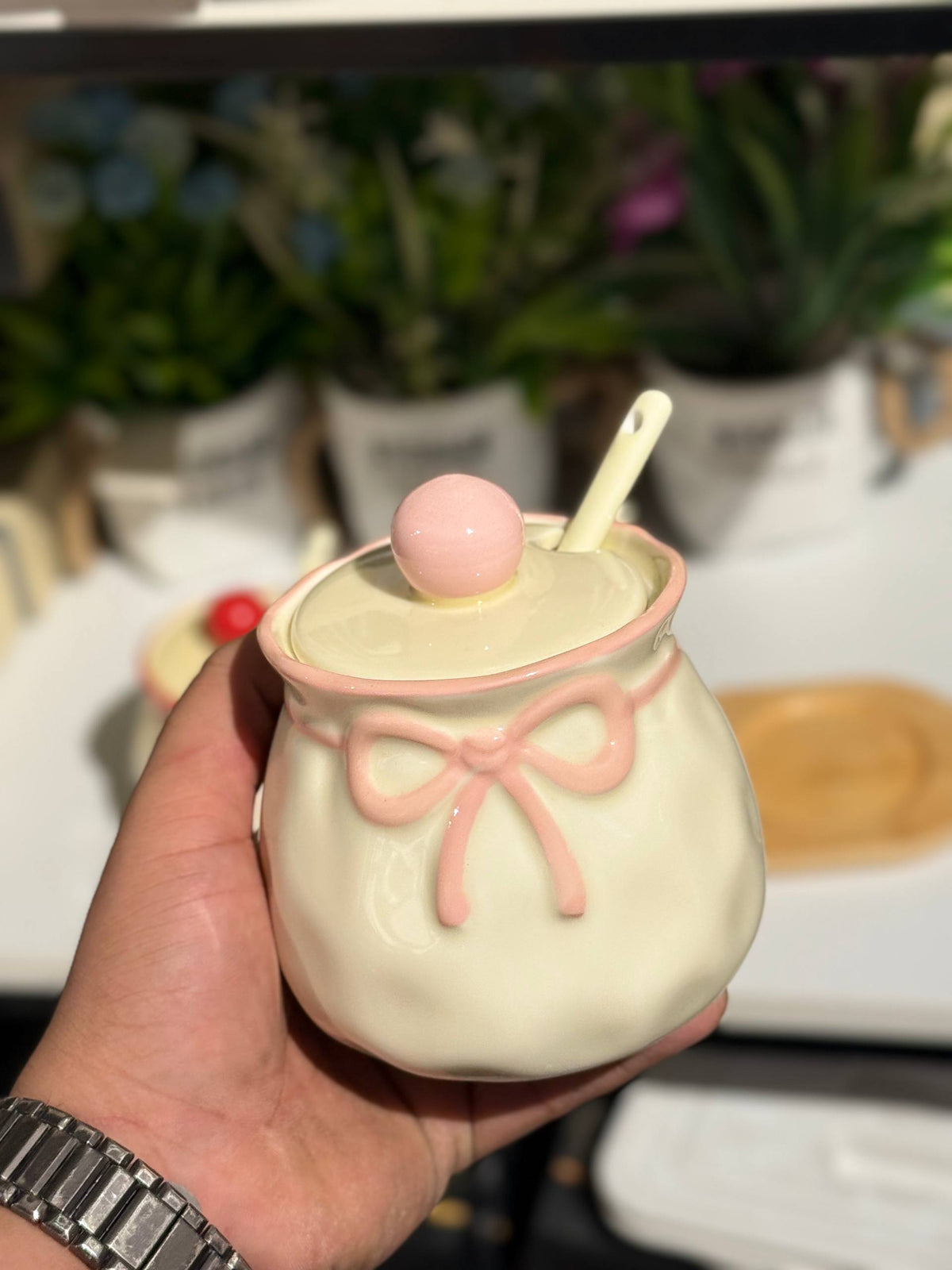 طقم توابل بورسلين بفيونكة 🎀